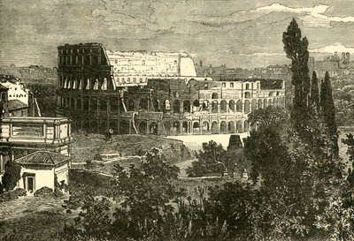 1890 के पैलेटिन से कोलोसियम के अवशेष। द्वारा अज्ञात