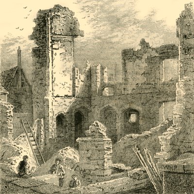 सेंट क्लारे के कॉन्वेंट के खंडहर, c1872। द्वारा अज्ञात
