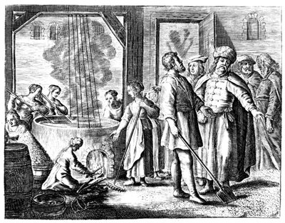 साल्ट वर्क्स, एम्स्टर्डम, 1660 द्वारा अज्ञात