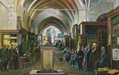कॉन्स्टेंटिनोपल से मुक्ति - द ग्रैंड बाजार, c1900। द्वारा अज्ञात