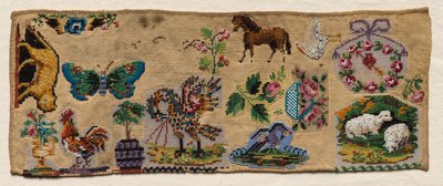 सैंपलर फ्रैगमेंट, 1800s। द्वारा अज्ञात