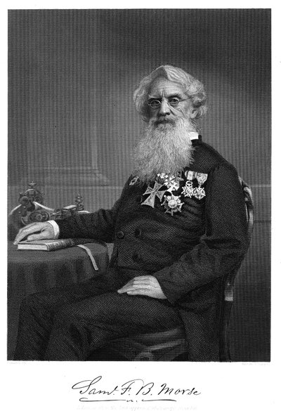 सैमुअल फिनेली ब्रेस मोर्स, अमेरिकी कलाकार और आविष्कारक, 1872 द्वारा अज्ञात