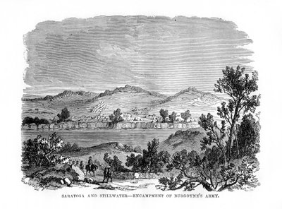 साराटोगा एंड स्टिलवॉटर, एग्जीबिशन ऑफ बरगॉयस आर्मी, 1777, 1872 द्वारा अज्ञात