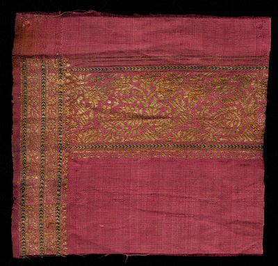 साड़ी फ्रैगमेंट, 1800s। द्वारा अज्ञात