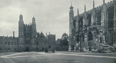 स्कूल यार्ड और चैपल, 1926 द्वारा अज्ञात