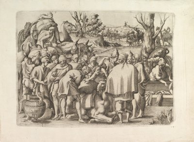 जोसेफ्स भाई के सामान के माध्यम से खोजें, ca. 1545। द्वारा अज्ञात