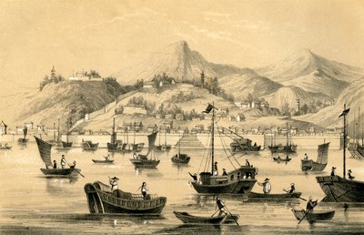 शंघाई, ब्रिटिश वाणिज्य, 1847 के अंत में संधि द्वारा खोले गए पांच बंदरगाहों में से एक है द्वारा अज्ञात