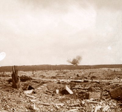 शेल, डौमोंट, उत्तरी फ्रांस, 1917 द्वारा अज्ञात