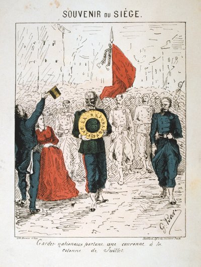 पेरिस की घेराबंदी, 1870-1871। द्वारा अज्ञात