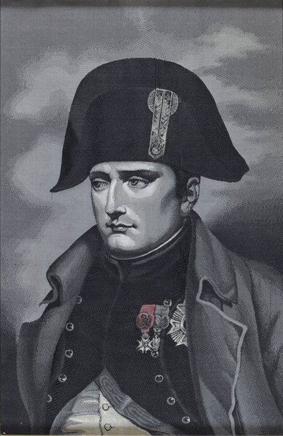 सम्राट नेपोलियन I बोनापार्ट 1769-1821 की सिल्क वीविंग पोर्ट्रेट द्वारा अज्ञात