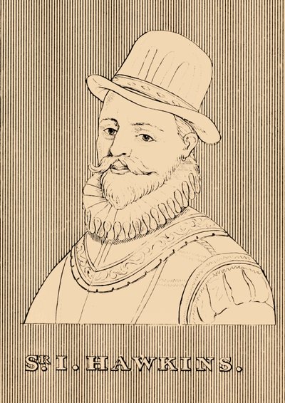 सर आई। हॉकिन्स, 1532-1595, 1830। द्वारा अज्ञात