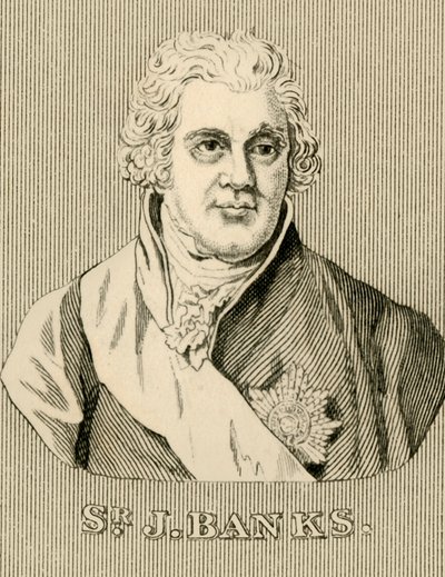 सर जे। बैंक, 1743-1820, 1830। द्वारा अज्ञात