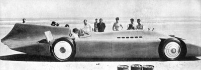 7 मार्च 1935 1936 को ब्लूबर्ड, डेटोना बीच, फ्लोरिडा में सर मैल्कम कैंपबेल 1885-1948। द्वारा अज्ञात