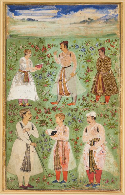 छह खड़े आदमी, 16वीं सदी के अंत-17वीं सदी की शुरुआत द्वारा अज्ञात