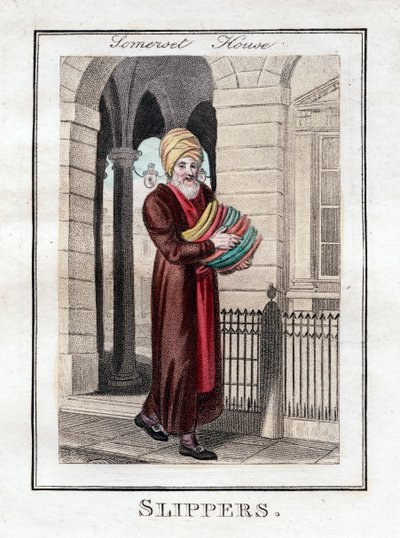 चप्पल, समरसेट हाउस, लंदन, 1805 द्वारा अज्ञात