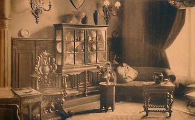 1927 में बेल्जियम के ब्रुसेल्स में क्यूबा दूतावास में धूम्रपान कक्ष। द्वारा अज्ञात