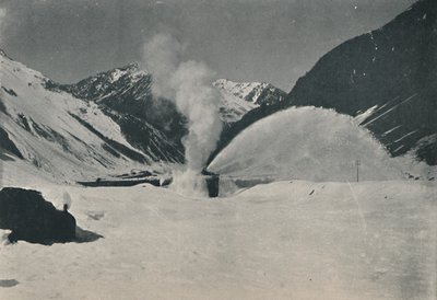 एंडीज, 1916 के बीच काम पर बर्फ-हल द्वारा अज्ञात