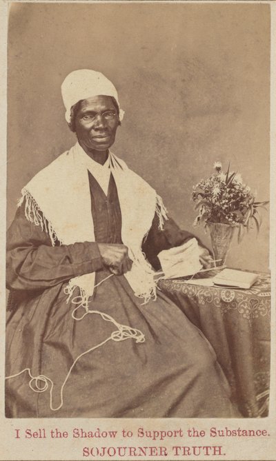 सोजॉर्नर ट्रुथ, 1864। द्वारा अज्ञात