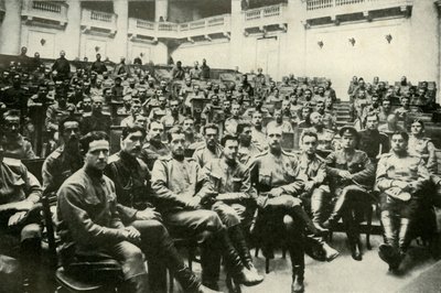 डौमा, 1919 में रूसी सेनाओं के सैनिक प्रतिनिधि। द्वारा अज्ञात