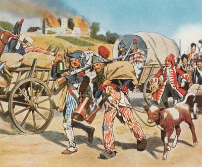 Pfalz, 1793, 1936 में फ्रांसीसी क्रांति के सैनिक। द्वारा अज्ञात