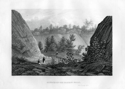 पेसिक फॉल्स का स्रोत, न्यू जर्सी, 1855 द्वारा अज्ञात
