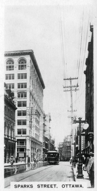 स्पार्क्स स्ट्रीट, ओटावा, कनाडा, c1920s द्वारा अज्ञात