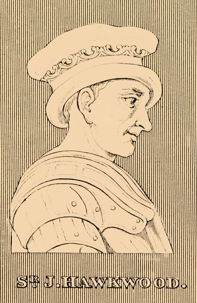 सीनियर जे, हॉकवुड, c1323-1394, 1830। द्वारा अज्ञात