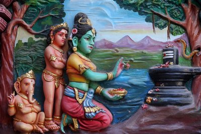 श्री वडापतिरा कालियाम्मन हिंदू मंदिर। गणेश को गणपति और विनायक के रूप में भी जाना जाता है, हिंदू देवताओं में सबसे अधिक पूजे जाने वाले देवताओं में से एक है। सिंगापुर द्वारा अज्ञात