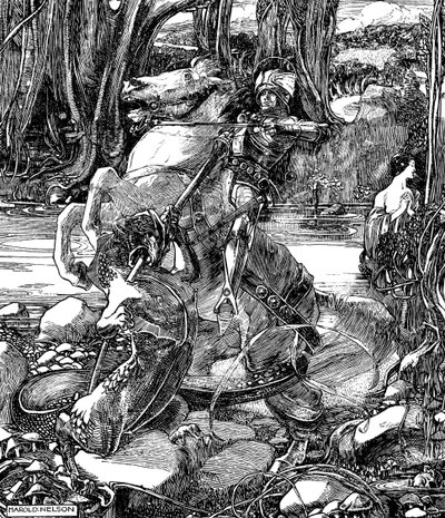 सेंट जॉर्ज और ड्रैगन, 1901 द्वारा अज्ञात
