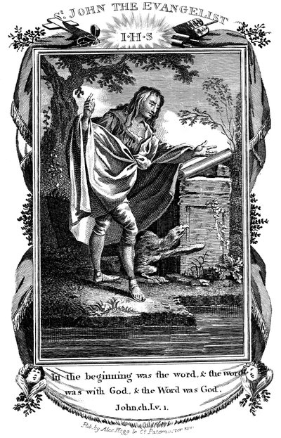 सेंट जॉन द इंजीलनिस्ट, c1808 द्वारा अज्ञात