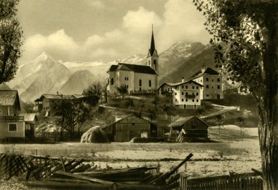 सेंट मार्गरेट चर्च, कापरून, ऑस्ट्रिया, c1935। द्वारा अज्ञात