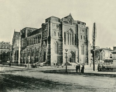सेंट पॉल कैथेड्रल, मेलबोर्न, 1901। द्वारा अज्ञात