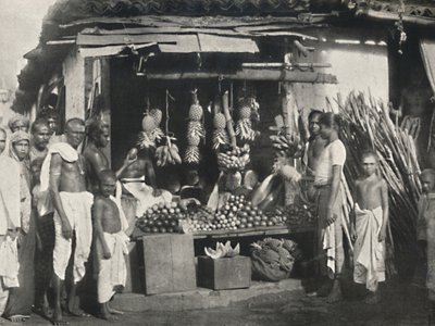 1926 में कोलंबो में एक फल विक्रेता का बूथ द्वारा अज्ञात