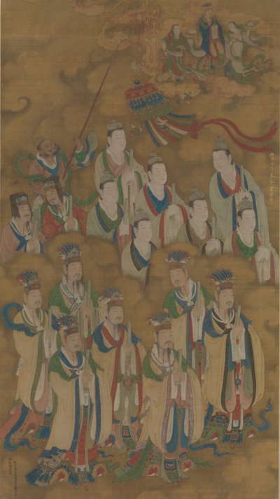 उत्तरी और मध्य डिपर्स के तारा देवता, दिनांक 1454। द्वारा अज्ञात