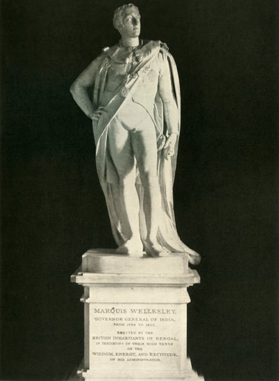 लॉर्ड वेलेजली की मूर्ति, 1925। द्वारा अज्ञात