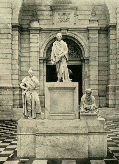 वॉरेन हेस्टिंग्स की मूर्ति, 1925। द्वारा अज्ञात