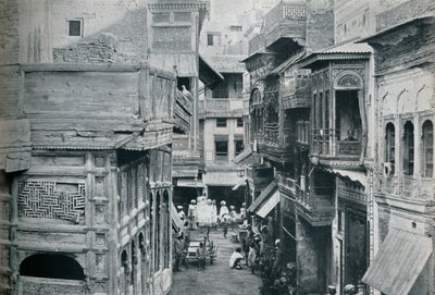 लाहौर में स्ट्रीट, पंजाब की राजधानी, c1942 द्वारा अज्ञात