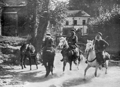 सूडानी घुड़सवार सेना, फ्रांस, 1915 द्वारा अज्ञात