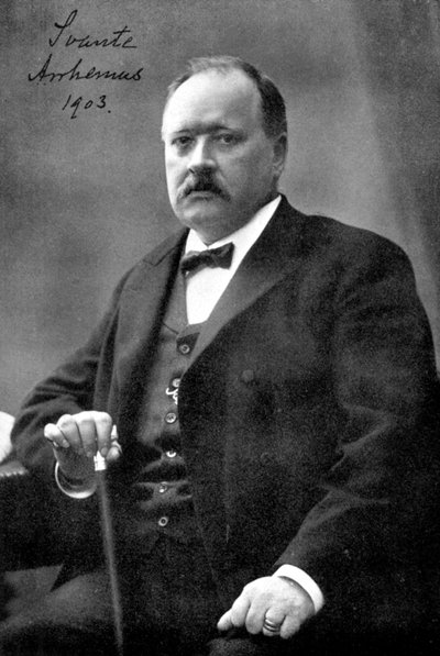 Svante Arrhenius 1859-1927, स्वीडिश भौतिक विज्ञानी और रसायनज्ञ, 1903 द्वारा अज्ञात