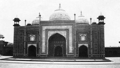 ताजमहल मस्जिद या मस्जिद, आगरा, भारत, 1916-1917 द्वारा अज्ञात