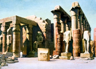 रमेस द्वितीय, लक्सर, मिस्र का मंदिर, 20 वीं शताब्दी द्वारा अज्ञात