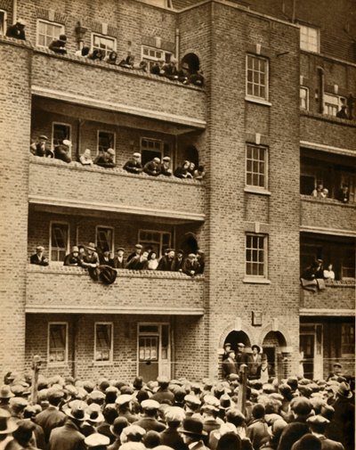 किरायेदारों ने हड़ताल की, पेकहम, दक्षिण पूर्व लंदन, 1931, 1933। द्वारा अज्ञात