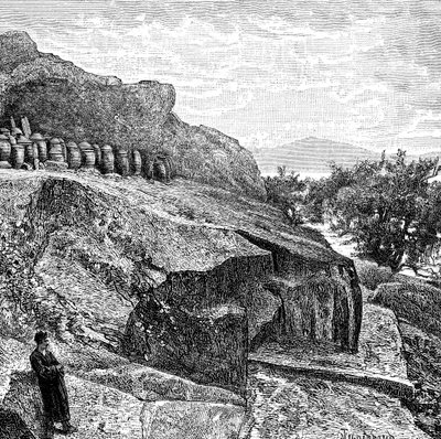 Amoy के पास अंतिम संस्कार कलश के साथ छत, c1890 द्वारा अज्ञात
