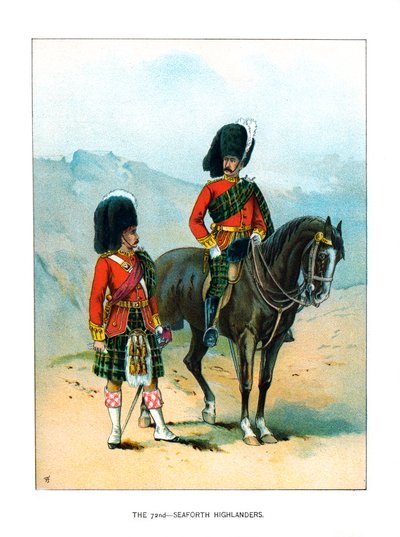 72 वें सीफर्थ हाईलैंडर्स, c1890 द्वारा अज्ञात