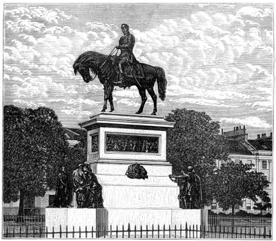 अल्बर्ट मेमोरियल, चार्लोट स्क्वायर, एडिनबर्ग, 1900 द्वारा अज्ञात