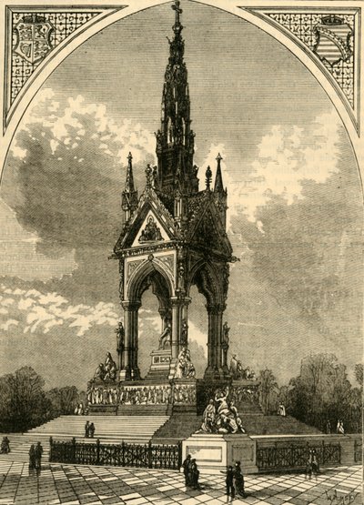 अल्बर्ट मेमोरियल, c1876। द्वारा अज्ञात