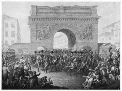 मित्र राष्ट्रों ने पेरिस में प्रवेश किया, 31 मार्च 1814 1900 द्वारा अज्ञात