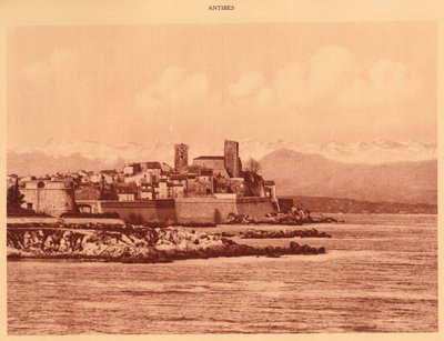 आल्प्स रिज एंड एंटिबेस, 1930। द्वारा अज्ञात