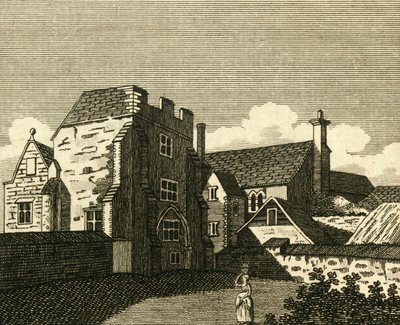 कैंटरबरी में आर्कबिशप्स पैलेस ग्रेट हॉल, c1786। द्वारा अज्ञात