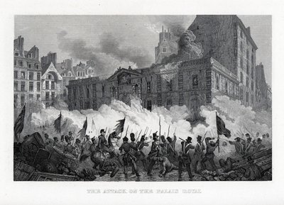 पैलेस रॉयल पर हमला, 1882 द्वारा अज्ञात